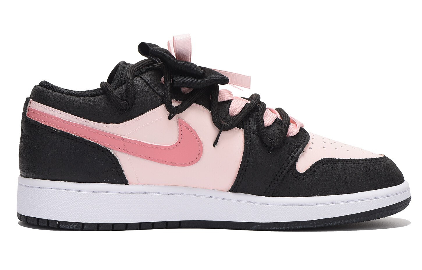 Кроссовки Air Jordan 1 Vintage Basketball Shoes Women's Low-Top Pink — фото 3