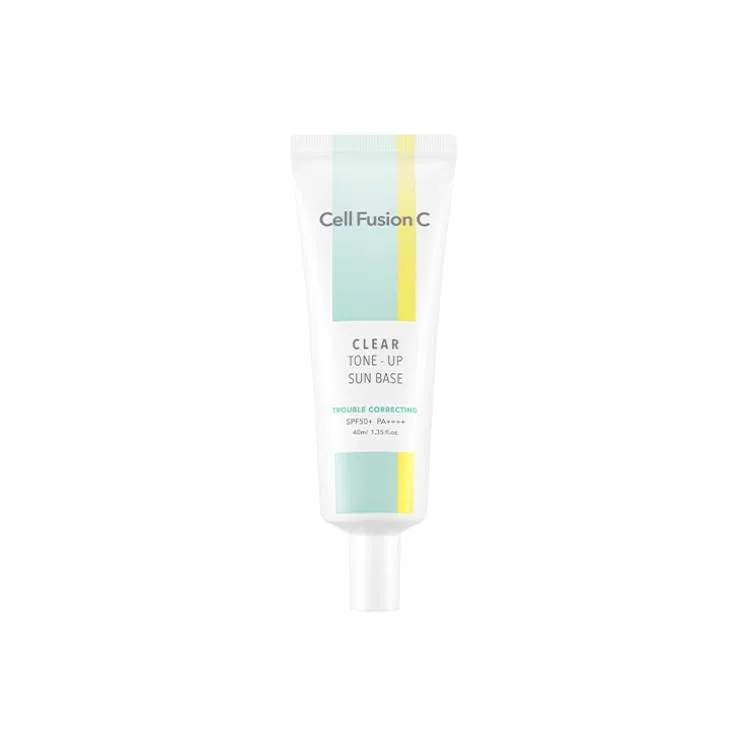 Солнцезащитный крем Cell Fusion C Transparent Brightening Waterproof SPF50+ 40мл — фото 2