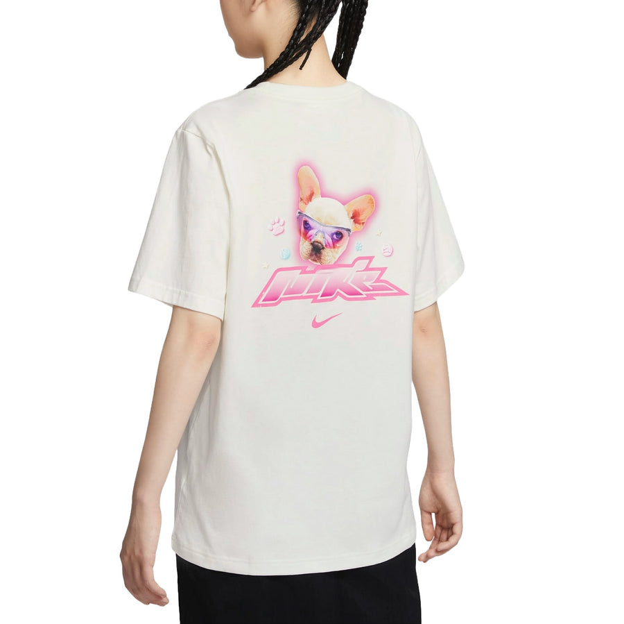 Футболка (WMNS) Nike Sportswear Essential T-Shirt Asia Sizing 'Sail', бежевый — фото 2