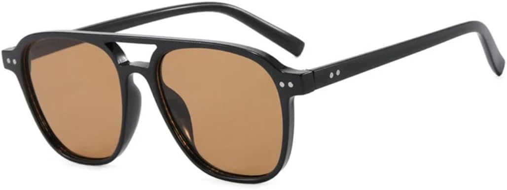 

Солнцезащитные очки с защитой UV400 | Линзы с мелкими заклепками, конфетного цвета | Для женщин и мужчин, для занятий спортом на открытом воздухе и вождения DSVIGF, Black Tea