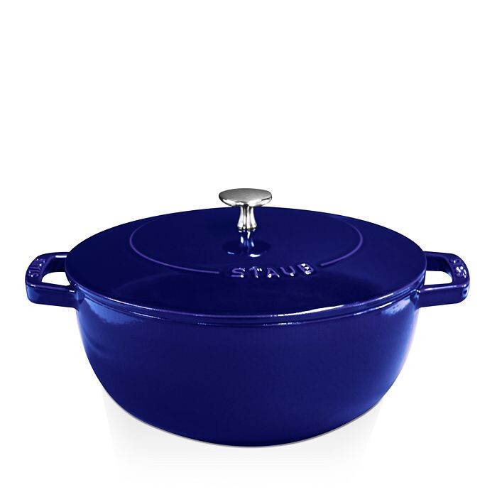 

Французская жаровня Staub Essential на 3,75 литра, синий