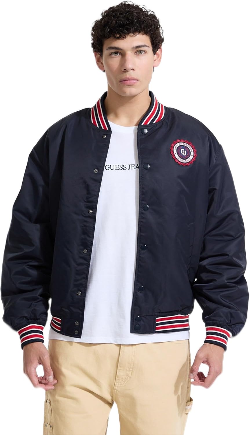 

Varsity-куртка GUESS с вышитой нашивкой, Daring Ocean