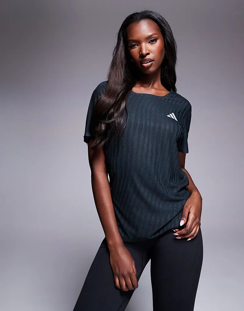 

Футболка adidas Running adi365 с черным принтом Adidas Performance