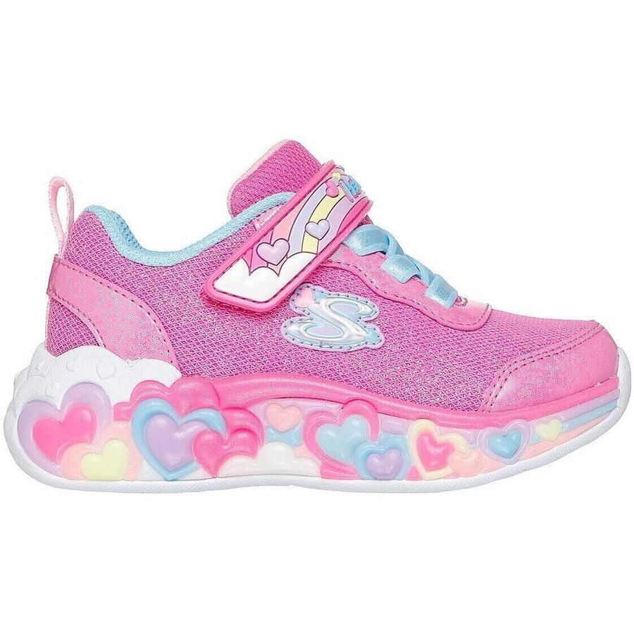 Кроссовки Skechers S Lights-eternal Heart Light, розовые, детские — фото 3