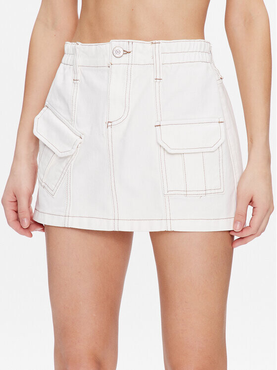 

Мини-юбка женственного кроя Bdg Urban Outfitters, белый