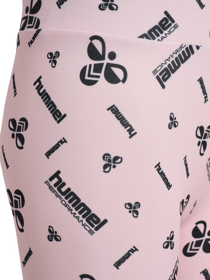 Hummel Леггинсы Hmljr Gym для девочек, нежно-розовые — фото 3