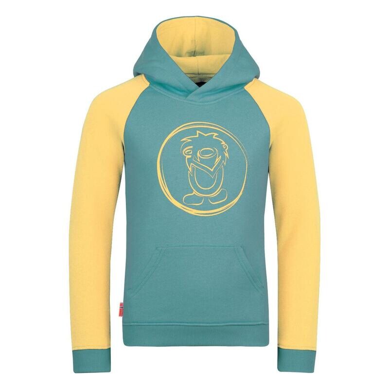

Толстовка Stavanger Glacier Green/Lemonade для девочек TROLLKIDS, цвет gelb