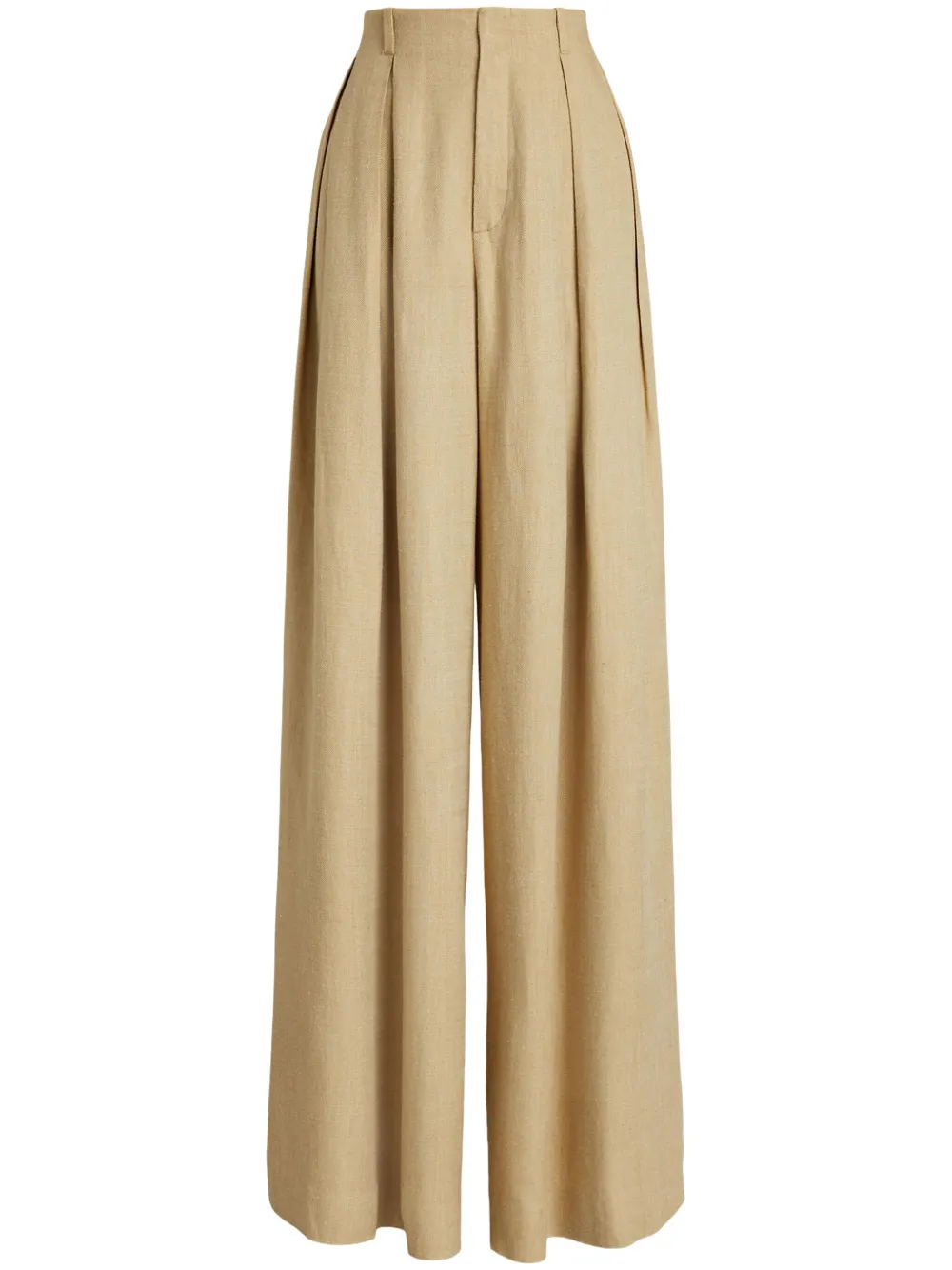 

Брюки палаццо Greer Ralph Lauren Collection, нейтральный