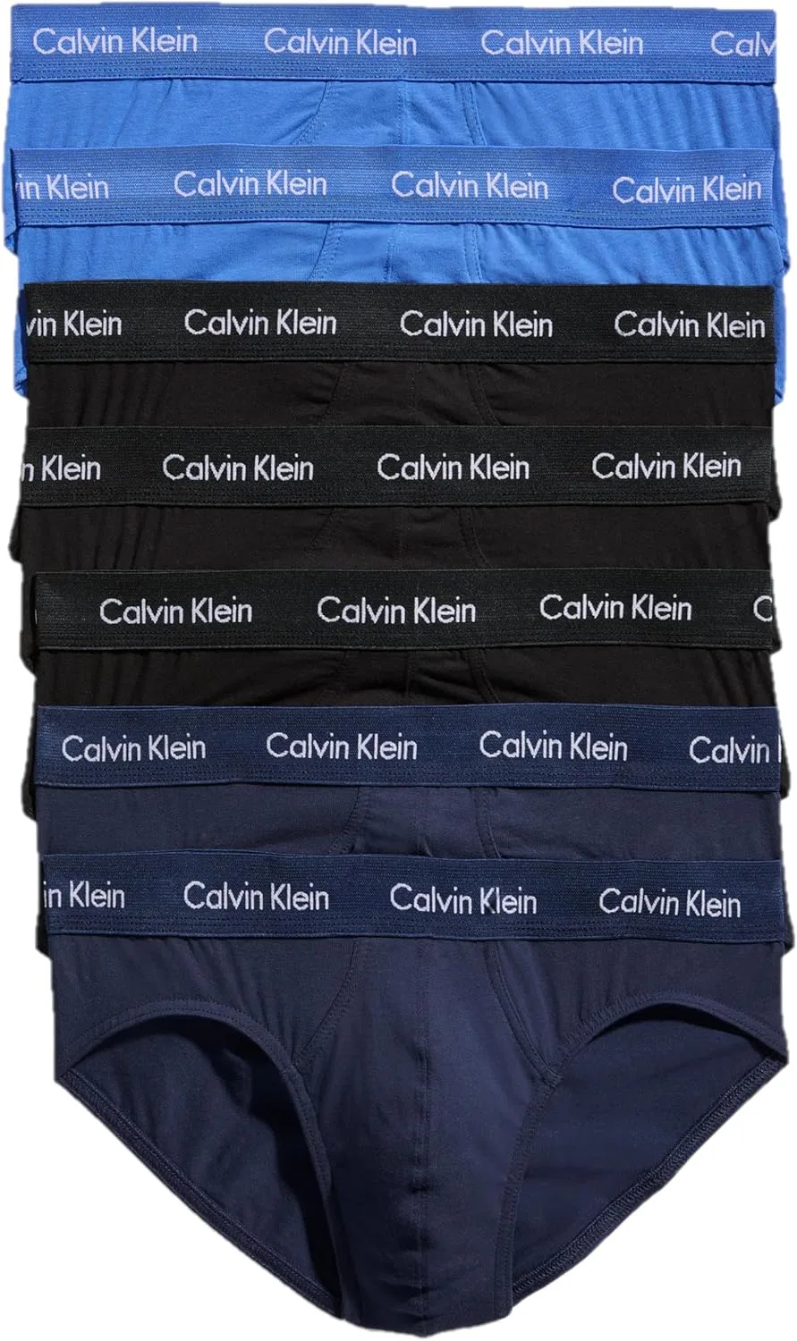 Боксеры Calvin Klein, 7 пар, черный, синий, голубой
