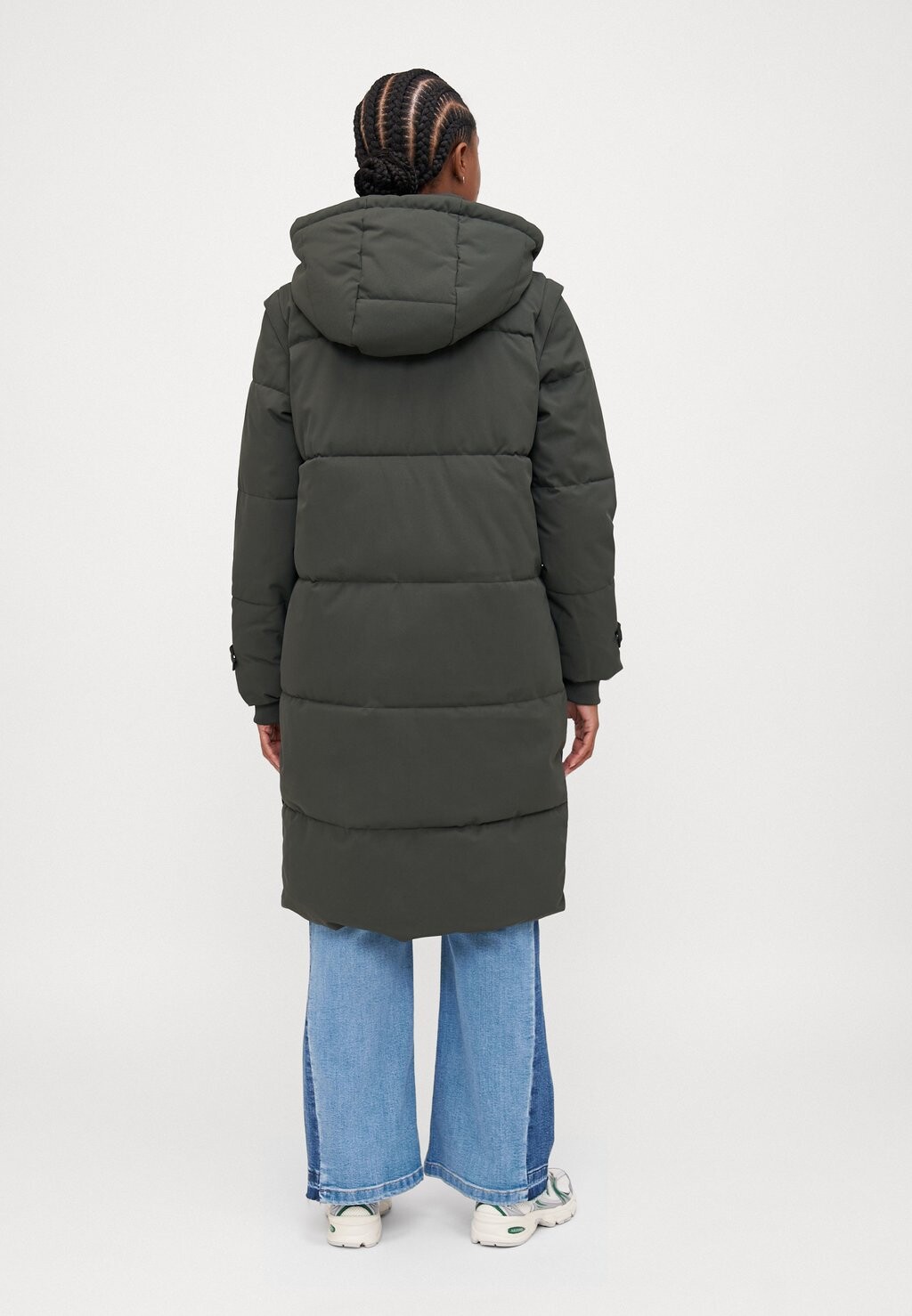 

Зимнее пальто VMMARGARET LONG COAT Vero Moda Petite, темно-зеленый