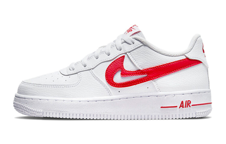 

Кроссовки Nike Air Force 1 Low White Red Cut-Out Swoosh GS