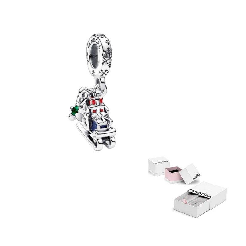 

Pandora Серебряный кулон с эмалью и искусственными кристаллами для женщин