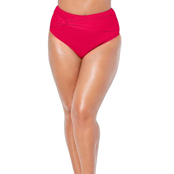 

Женские бикини-трусики с боковым узлом и драпировкой Swimsuits For All, Fire Coral, Розовый, Женские бикини-трусики с боковым узлом и драпировкой Swimsuits For All, Fire Coral