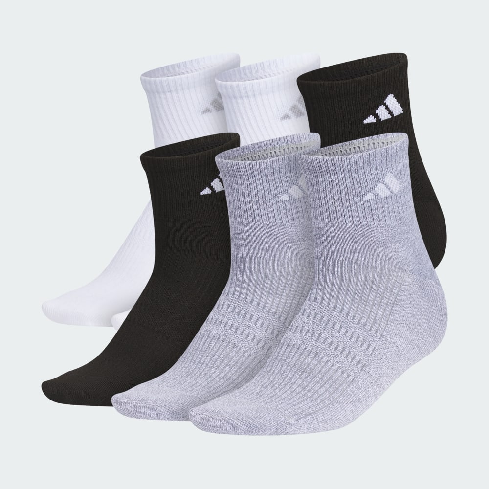 

Носки Adidas Superlite 3.0 6-Pack Quarter Socks, цвет White/Black/Grey