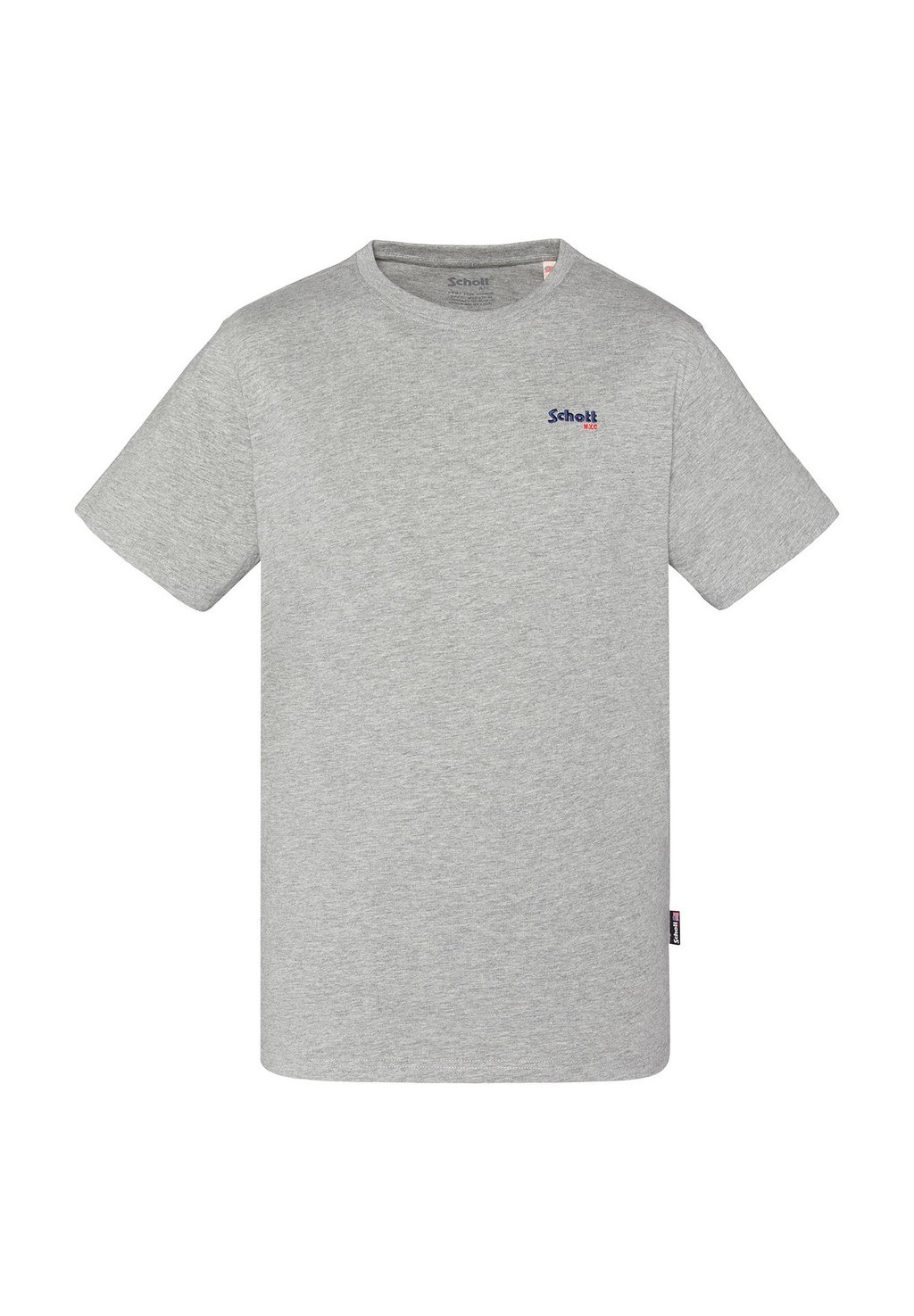 

Базовая футболка CREWNECK Schott, серый
