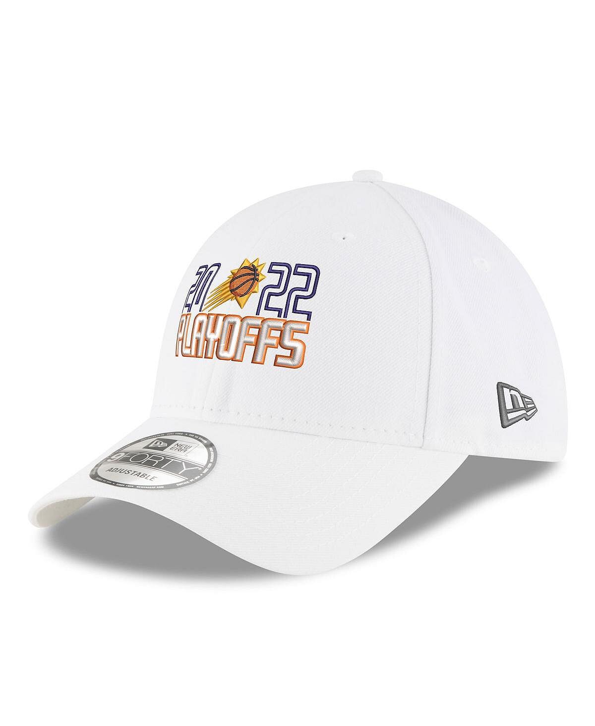 

Мужская белая регулируемая кепка Phoenix Suns 2022 NBA Playoffs Bubble Letter 9FORTY New Era