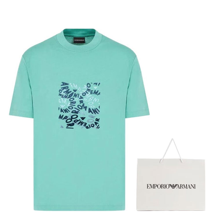 Футболка мужская Candy Green EMPORIO ARMANI — фото 2