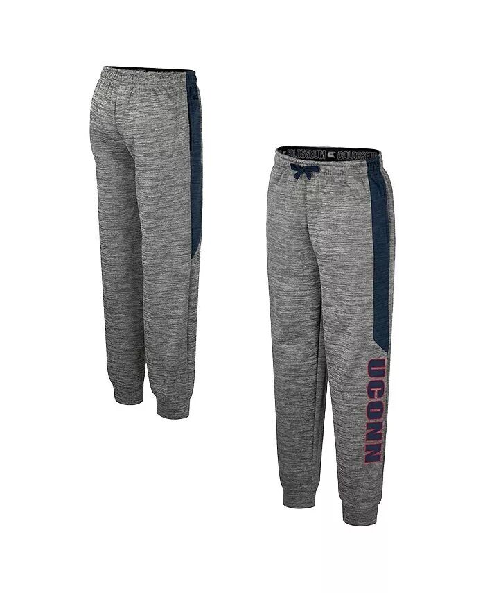 

Брюки флисовые Heather Grey UConn Huskies для больших мальчиков и девочек Colosseum