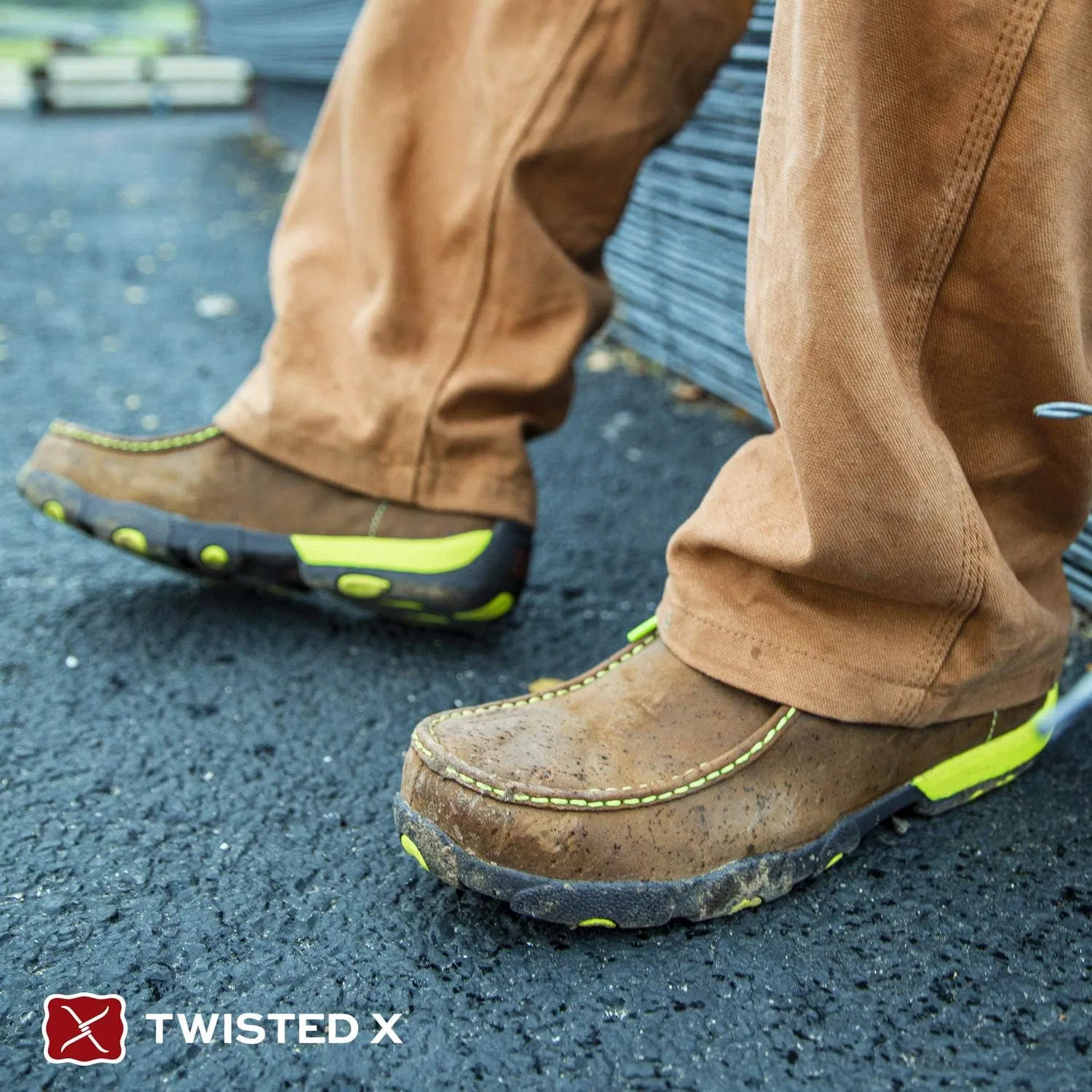Ботинки Chukka Twisted X, Bomber & Neon Yellow — фото 2