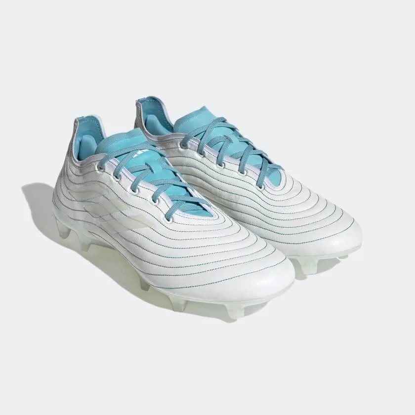 Мужские футбольные бутсы Adidas Copa Pure Injection 3 для твердого грунта, белый/серый/синий — фото 2
