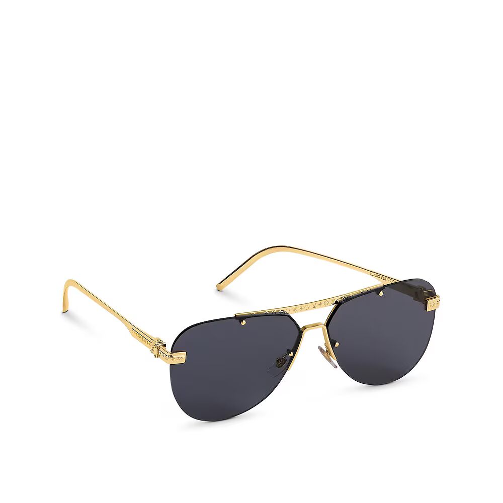 

Солнцезащитные очки LV Ash Louis Vuitton, золотой
