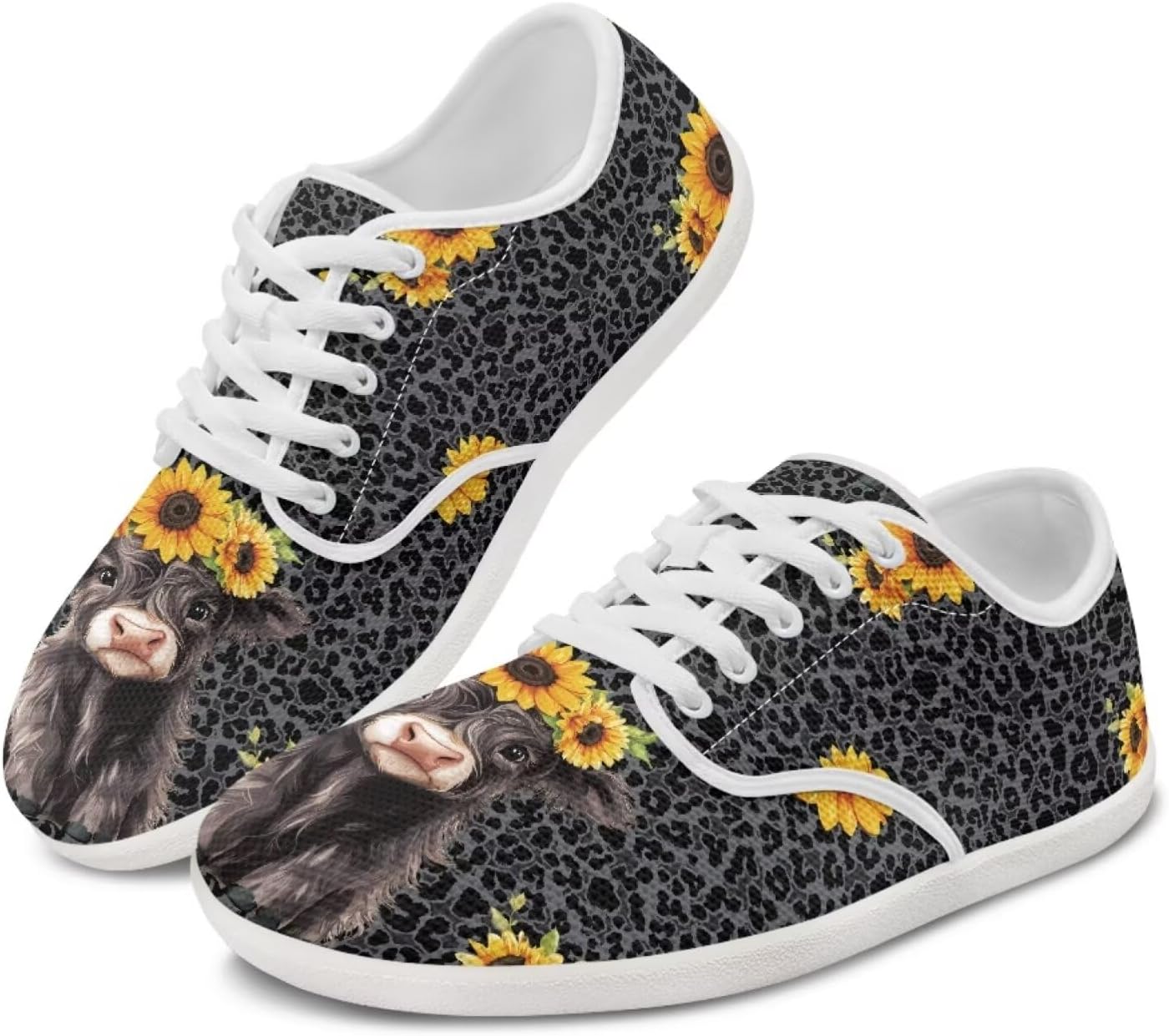 

Женские кроссовки Forchrinse Hummingbird с подсолнухом, для ходьбы, с широкой носочной частью, босоножки Y2K, модные спортивные кроссовки с противоскользящей подошвой, черный