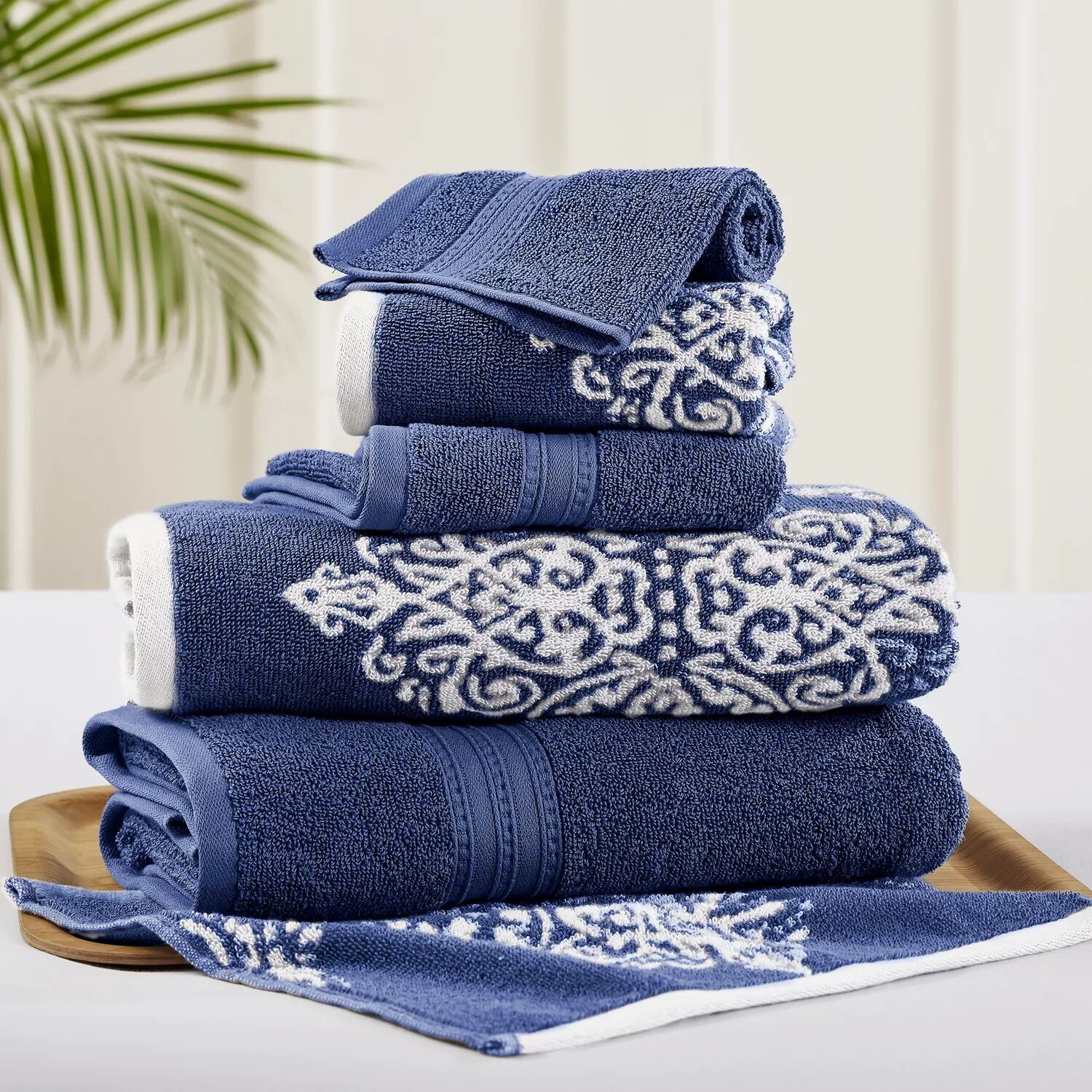 

Набор двусторонних жаккардовых полотенец Allure Artesia Damask, 6 предметов