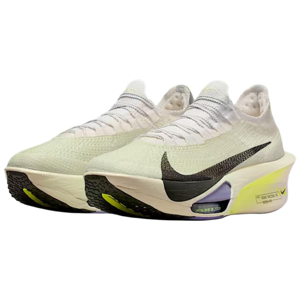 Nike Alphafly 3 дышащие и упругие кроссовки для бега мужские светло-зеленые — фото 4