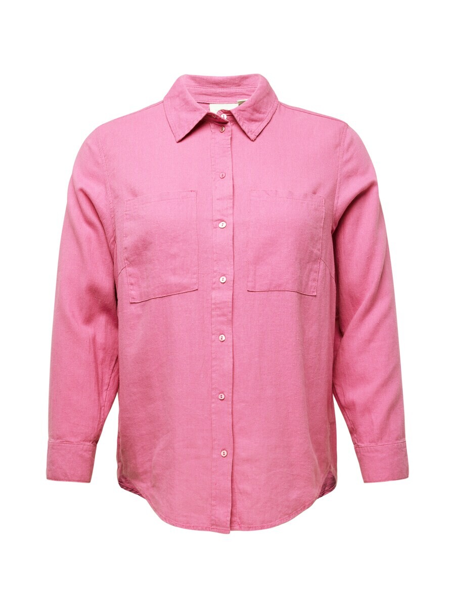 

Длинная блузка ONLY Carmakoma Blouse CARO, розовый
