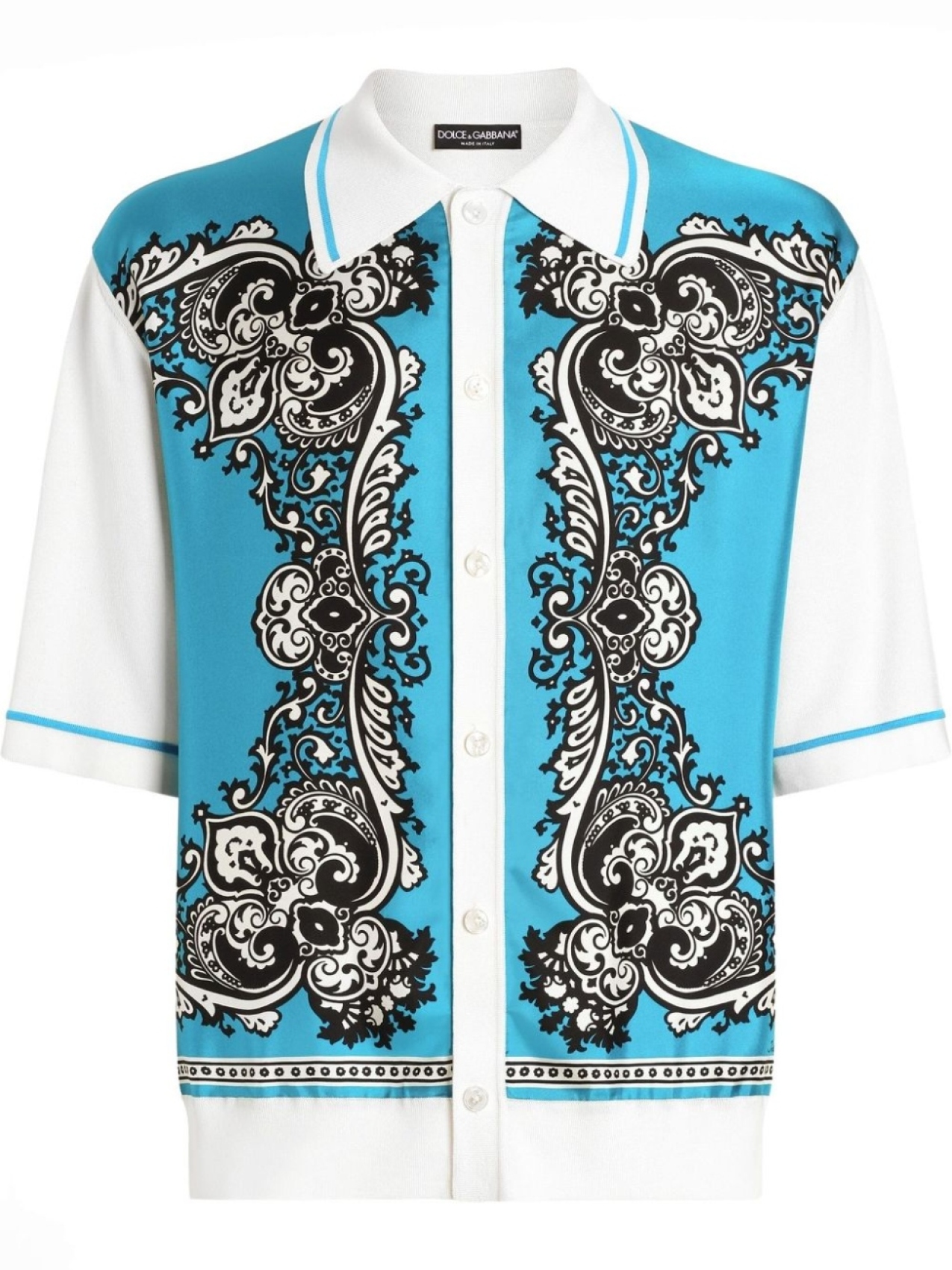 

Dolce & Gabbana рубашка с принтом, синий
