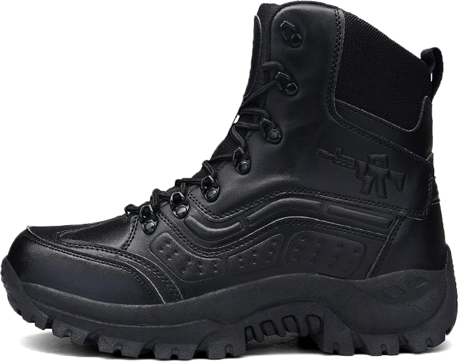 

Мужские высокие походные ботинки hongrenamz, легкие, для активного отдыха, треккинга и кемпинга, песочный, размер EU41/US8, черный