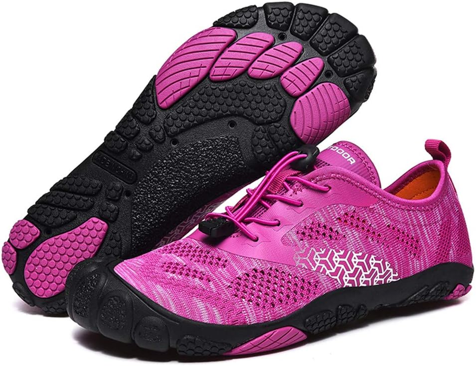 

Универсальные водонепроницаемые туфли для плавания, быстросохнущие, для водных видов спорта, пляжа, плавания, йоги, легкие, дышащие, для тренировок, ходьбы по пляжу и вождения Asifn, фиолетовый