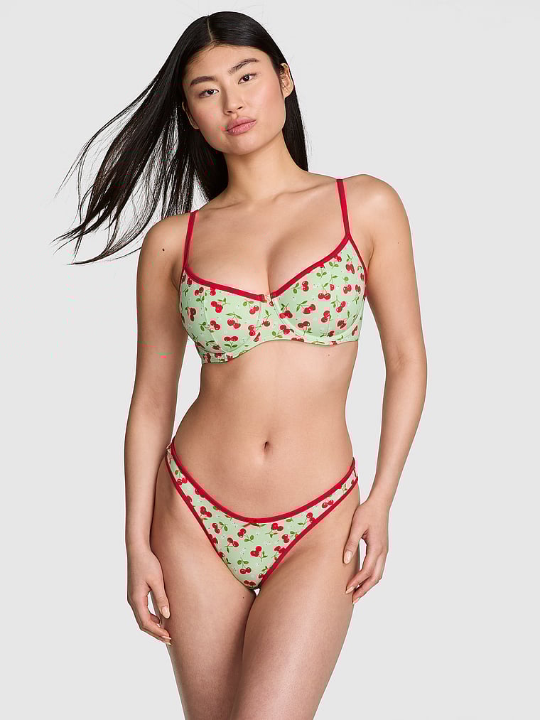 

Верх бикини Buttercup Pink By Frankies Bikinis, цвет cherry hearts