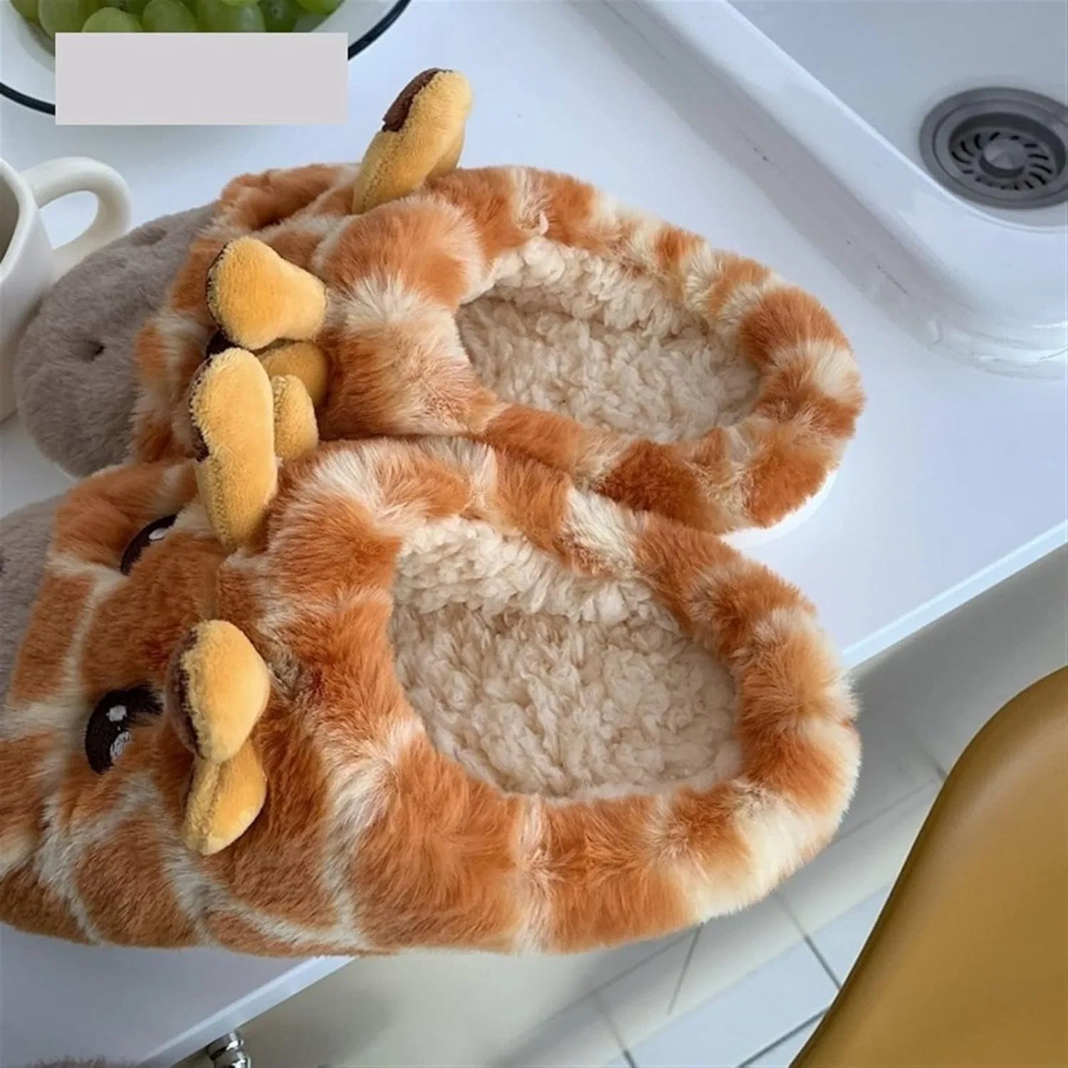 Мужские домашние хлопковые тапочки, женские удобные мягкие короткие тапочки, женская обувь, нескользящие домашние тапочки Generic, A — фото 3