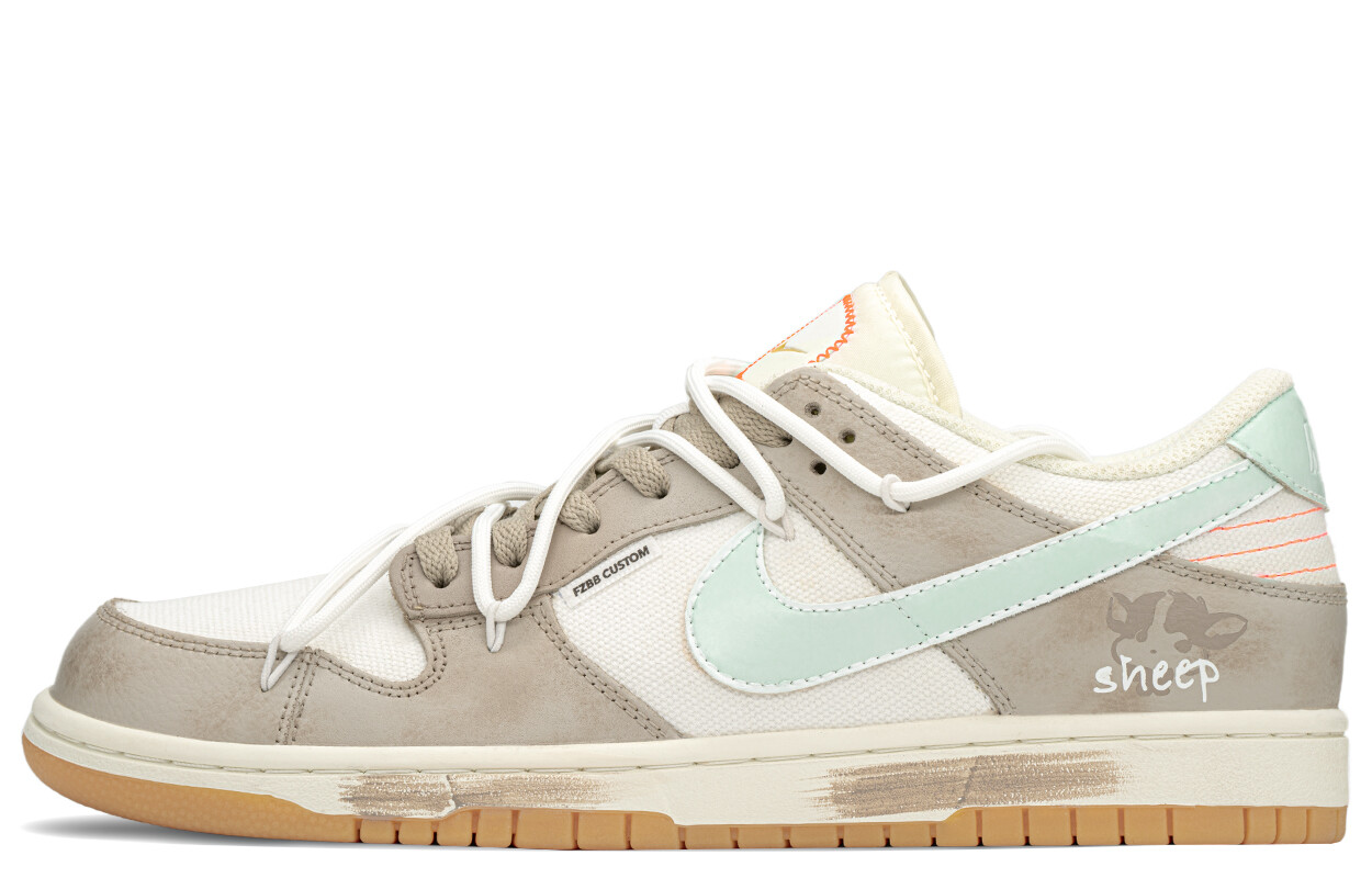 

Кроссовки Nike Dunk Skateboarding Shoes Unisex Low-top Gray/Blue, серый/синий