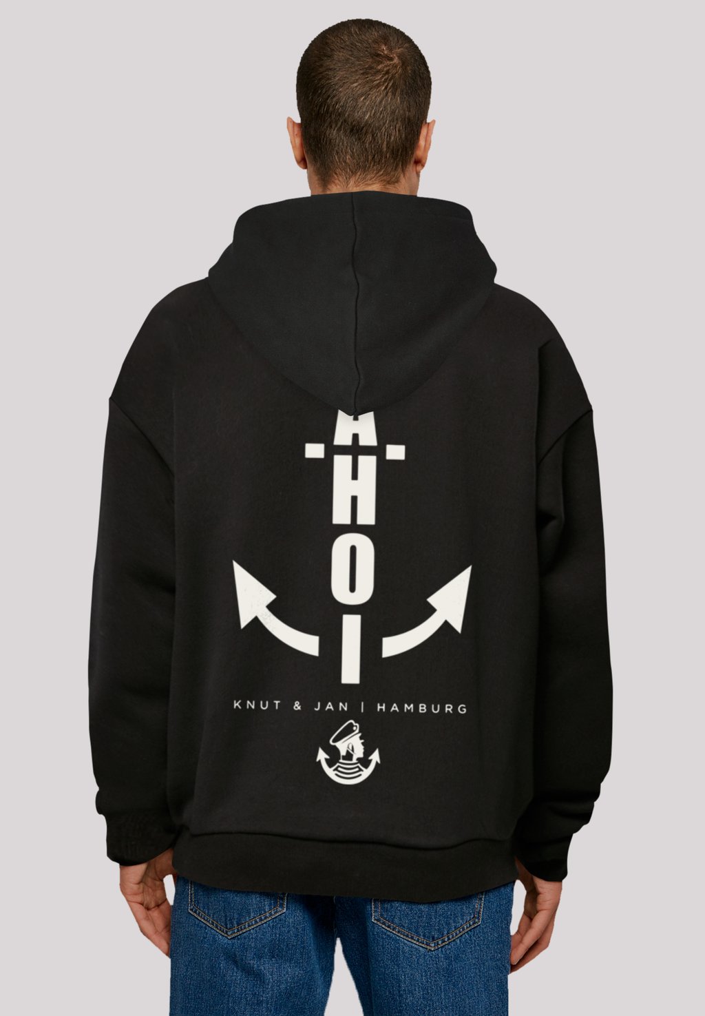 

Толстовка AHOI ANKER KNUT & JAN HAMBURG - Hoodie F4NT4STIC, черный