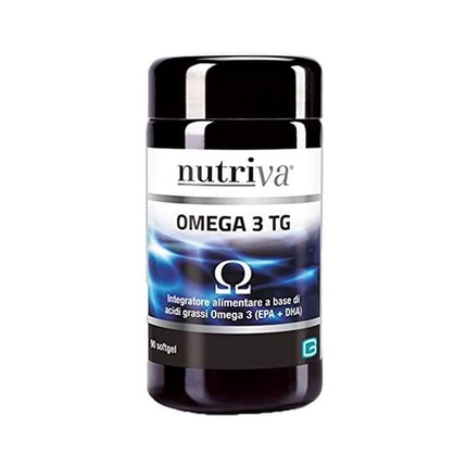 

Пищевая добавка на основе рыбьего жира Omega 3 TG, богатая жирными кислотами Omega 3, 90 капсул Nutriva