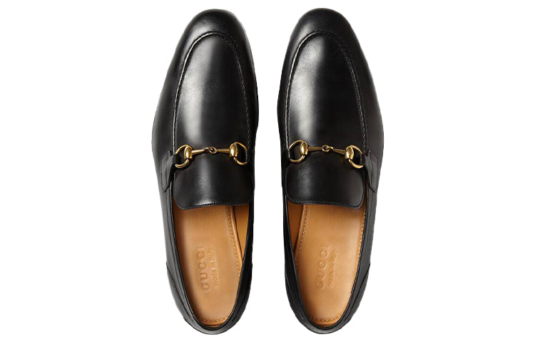 Кожаные лоферы Gucci Jordaan 'Черные' — фото 4