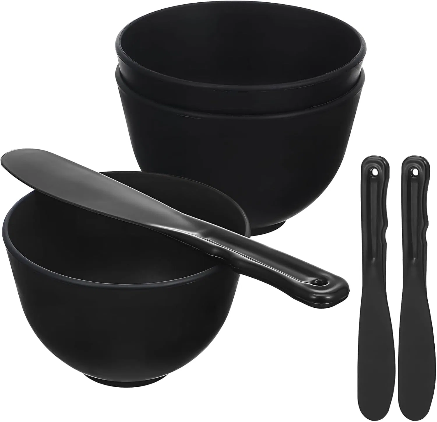Набор мисок для смешивания Silicone Black Holibanna, 3 шт