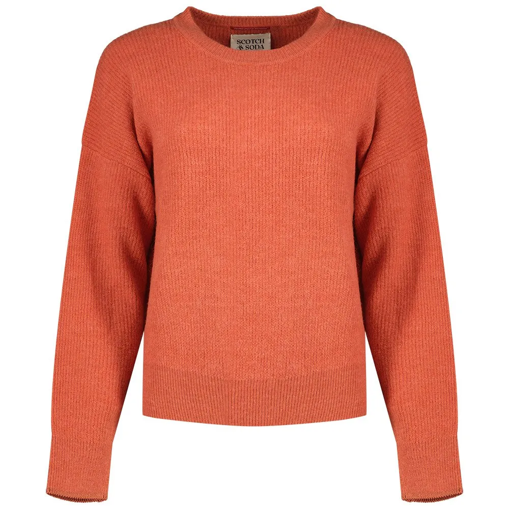 

Свитер Scotch & Soda Fuzzy, оранжевый