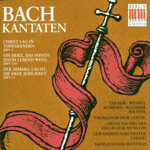 

CD диск Bach / Termer / New Bach Collegium: Cantatas Christ Lag in Todesbanden