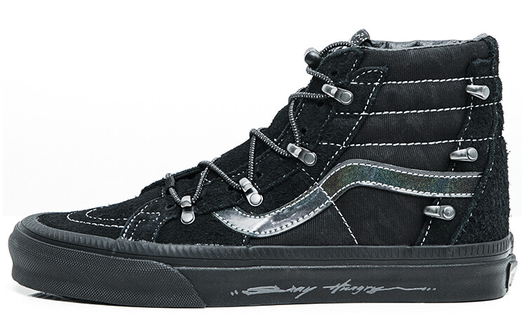 

Кроссовки HuaTunan x Vans Sk8-Hi Echo DX, черный/серебристый