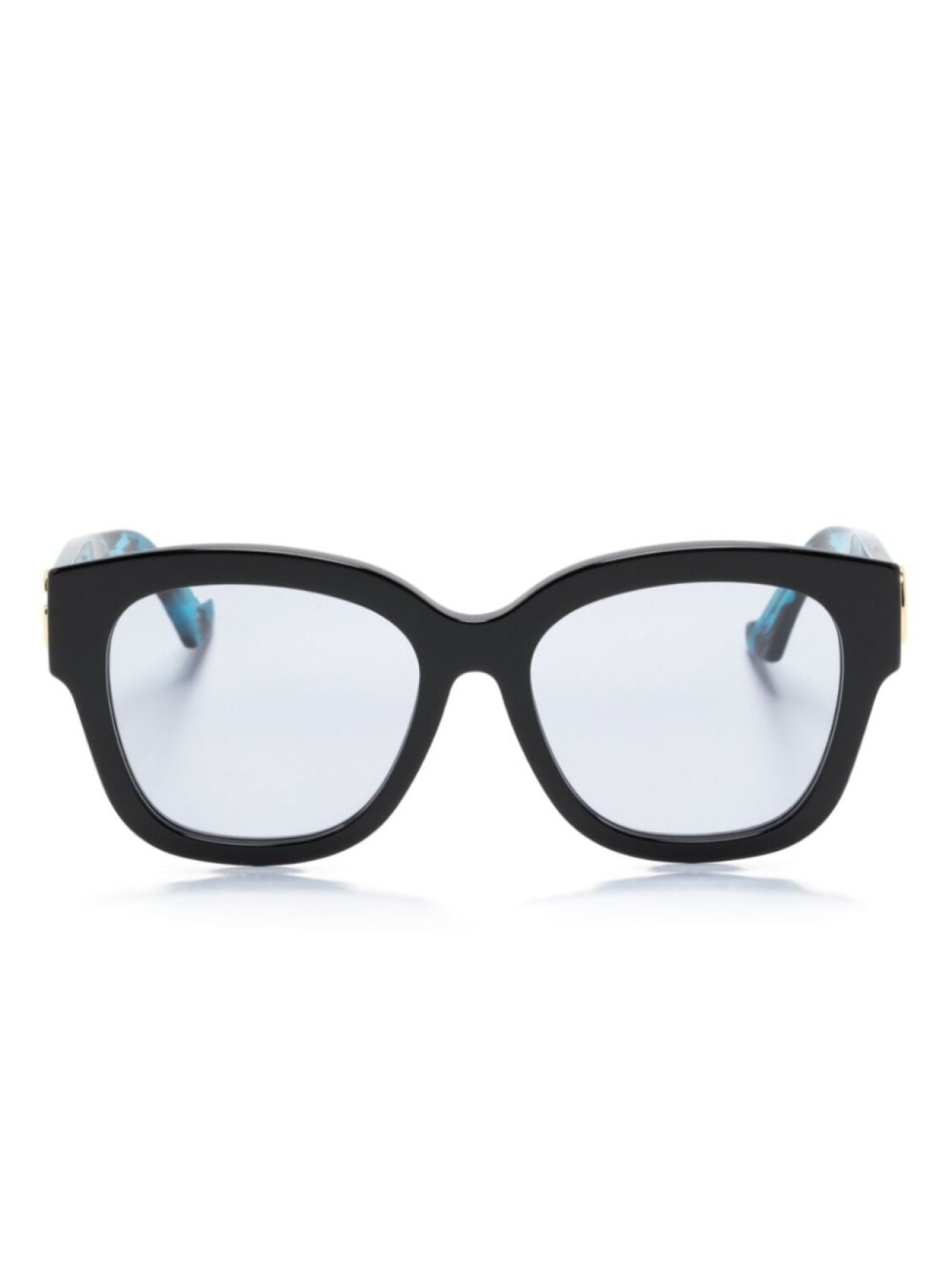 

Gucci Eyewear солнцезащитные очки в оправе 'бабочка', черный