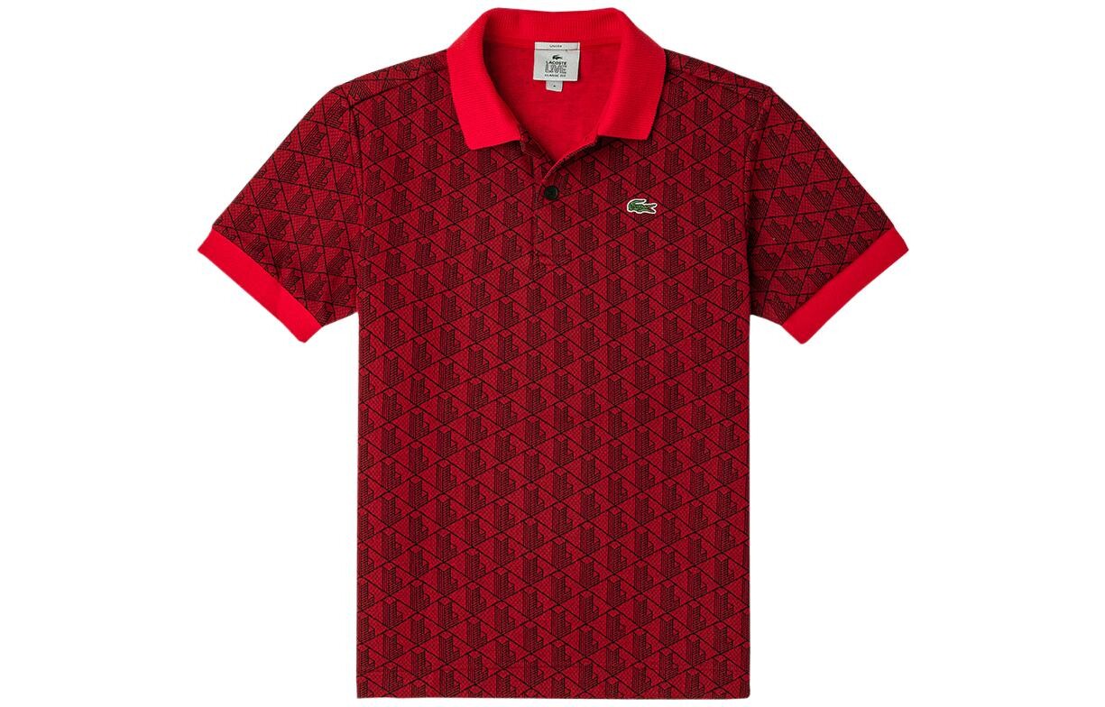 

Рубашка поло мужская красная Lacoste, красный