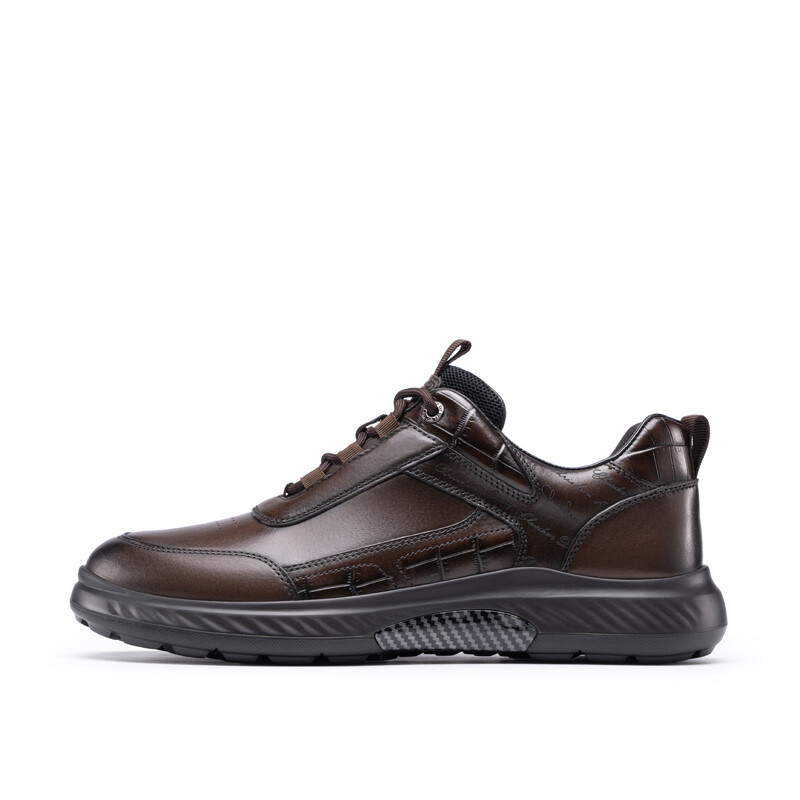 

Туфли мужские Men"s Casual Men Low-Top Chrisdien Deny, цвет Coffee