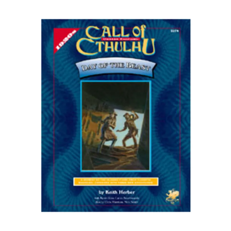 

Day of the Beast, Call of Cthulhu - Adventures & Modules (Chaosium 1st-5.5 Editions), мягкая обложка