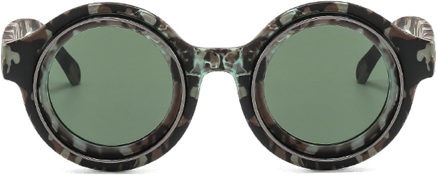 

Мужские солнцезащитные очки в стиле панк с круглой оправой, маленькая оправа, роскошные солнцезащитные очки в стиле панк 2024 года, винтажные очки для мужчин, защита от ультрафиолета UV400 N45 mincl, C8