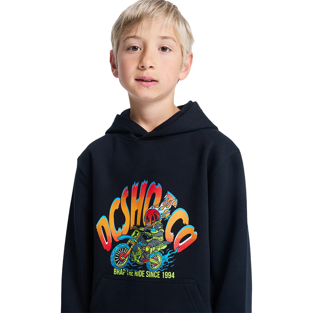 Толстовка DC Shoes Brap The Ride, черный — фото 4