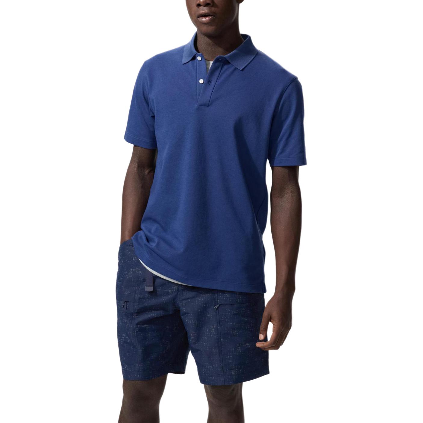 

UNIQLO Повседневные шорты унисекс темно-синие