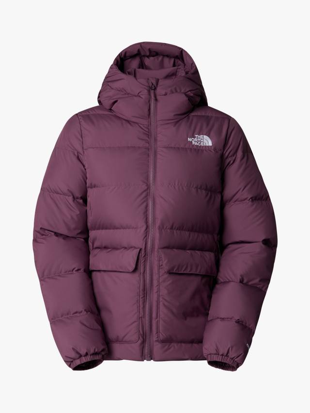 

Утепленная куртка из фугу с капюшоном в готэме The North Face, цвет Midnight Mauve